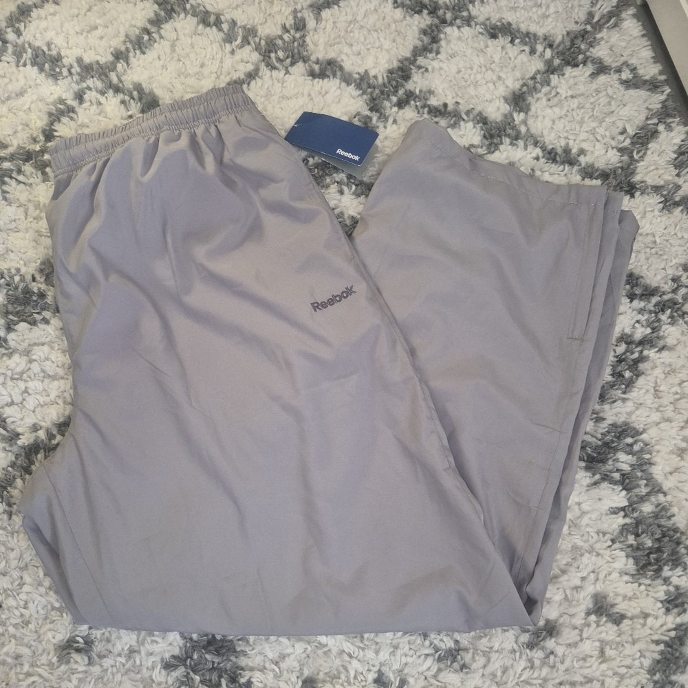 New Reebok Light Gray Athletic Pants XXL